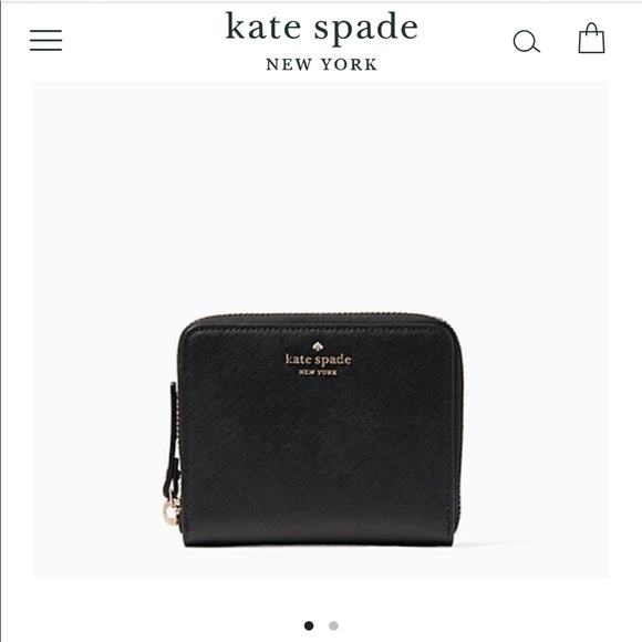 Kate spade laurel Darci black medium Wallet - Picture 1 of 5